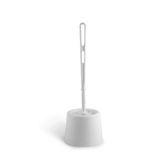 Toilet Brush & Bowl Set White