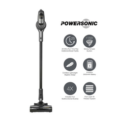 POWERSONIC Cordless Vacuum Cleaner – Gunmetal & Gold
