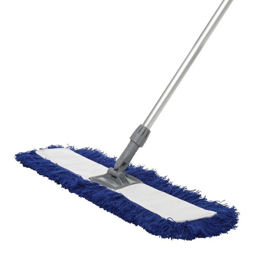 40CM Dust Beater Flat Sweeper Complete — Blue
