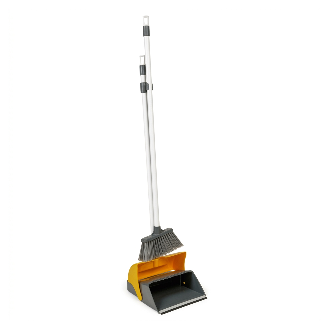 Modren Lobby Dustpan Set — Yellow