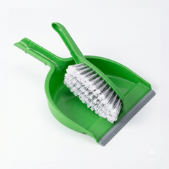 Small Dust/Pan Brush Set — Green