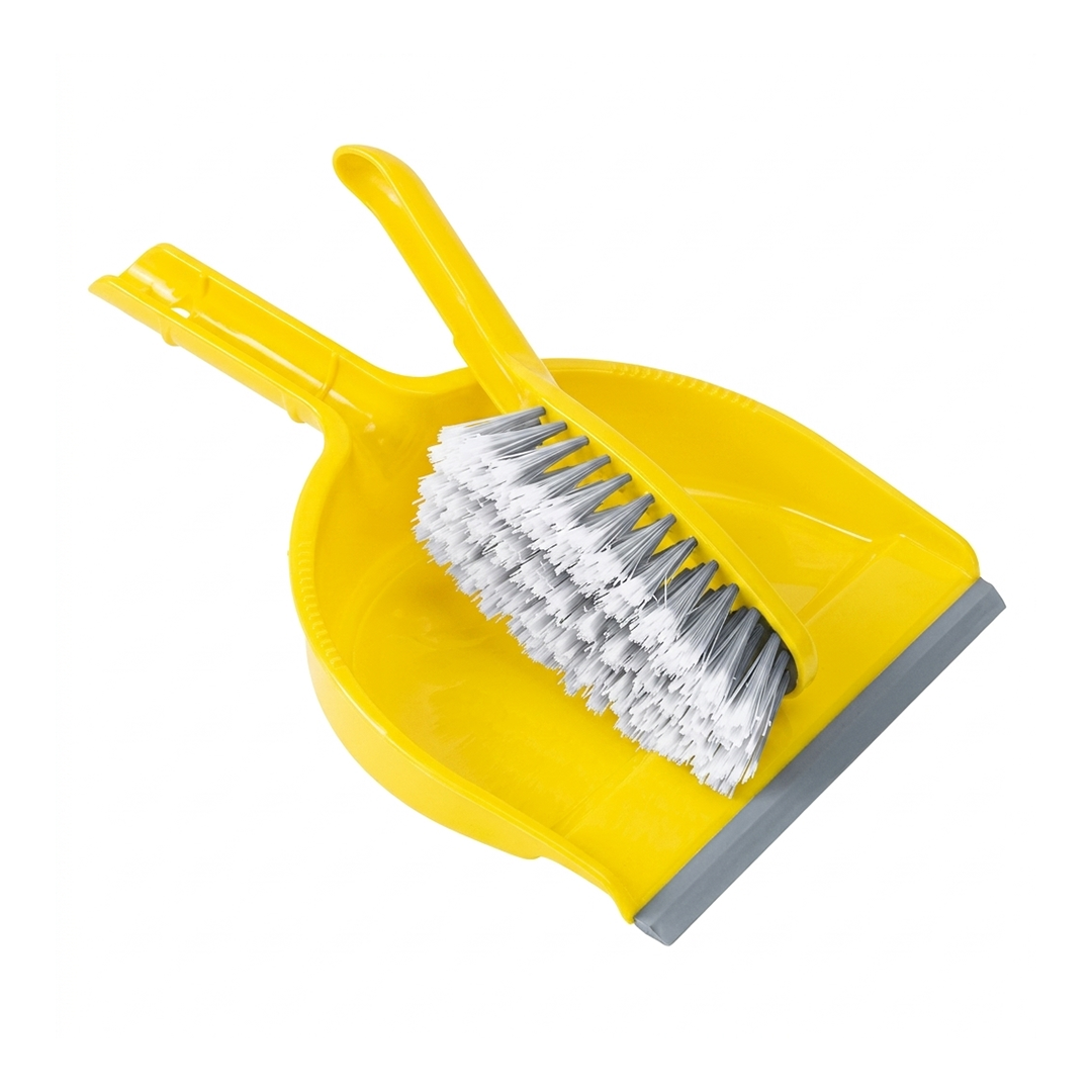 Small Dust/Pan Brush Set — Yellow