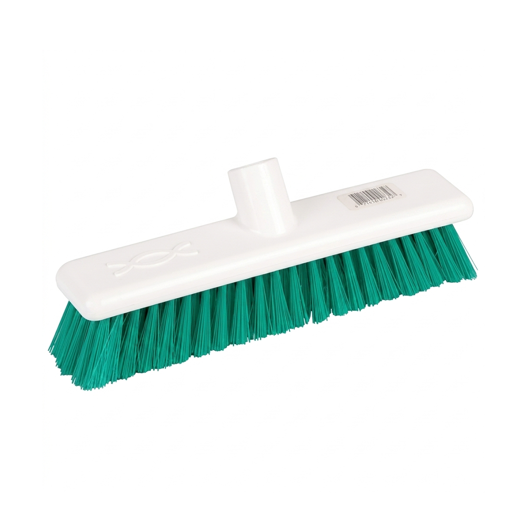 Economy 12" Soft Bristle Brush — Green