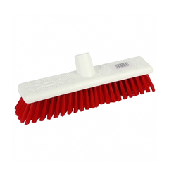 Economy 12" Soft Bristle Brush — Red