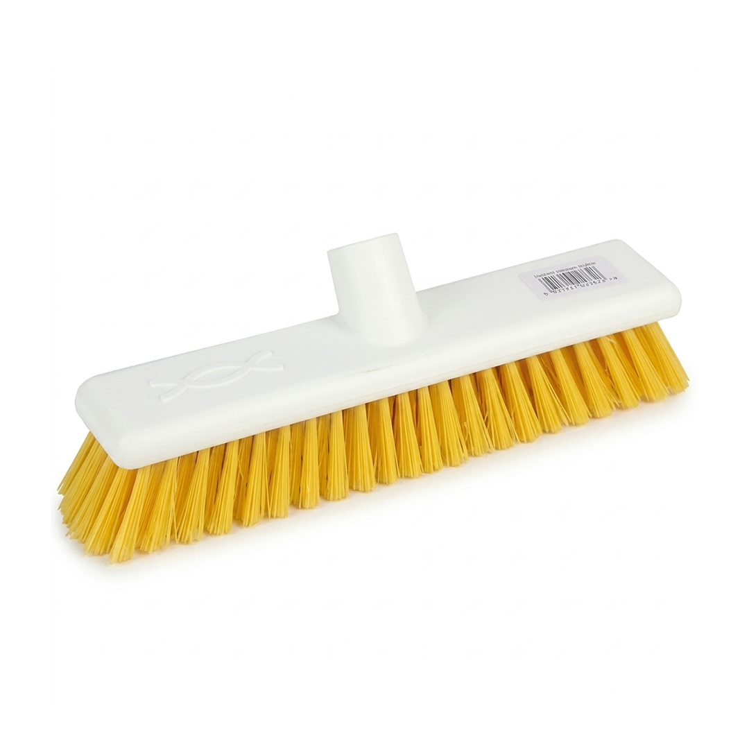 Economy 12" Soft Bristle Brush — Yellow