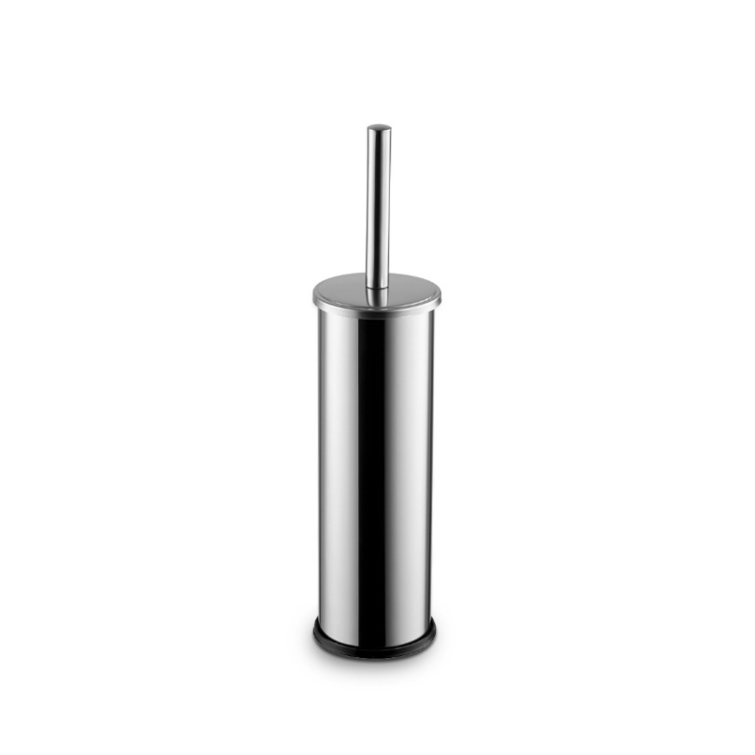 Stainless Steel Toilet Brush Set — Fully Enclosed