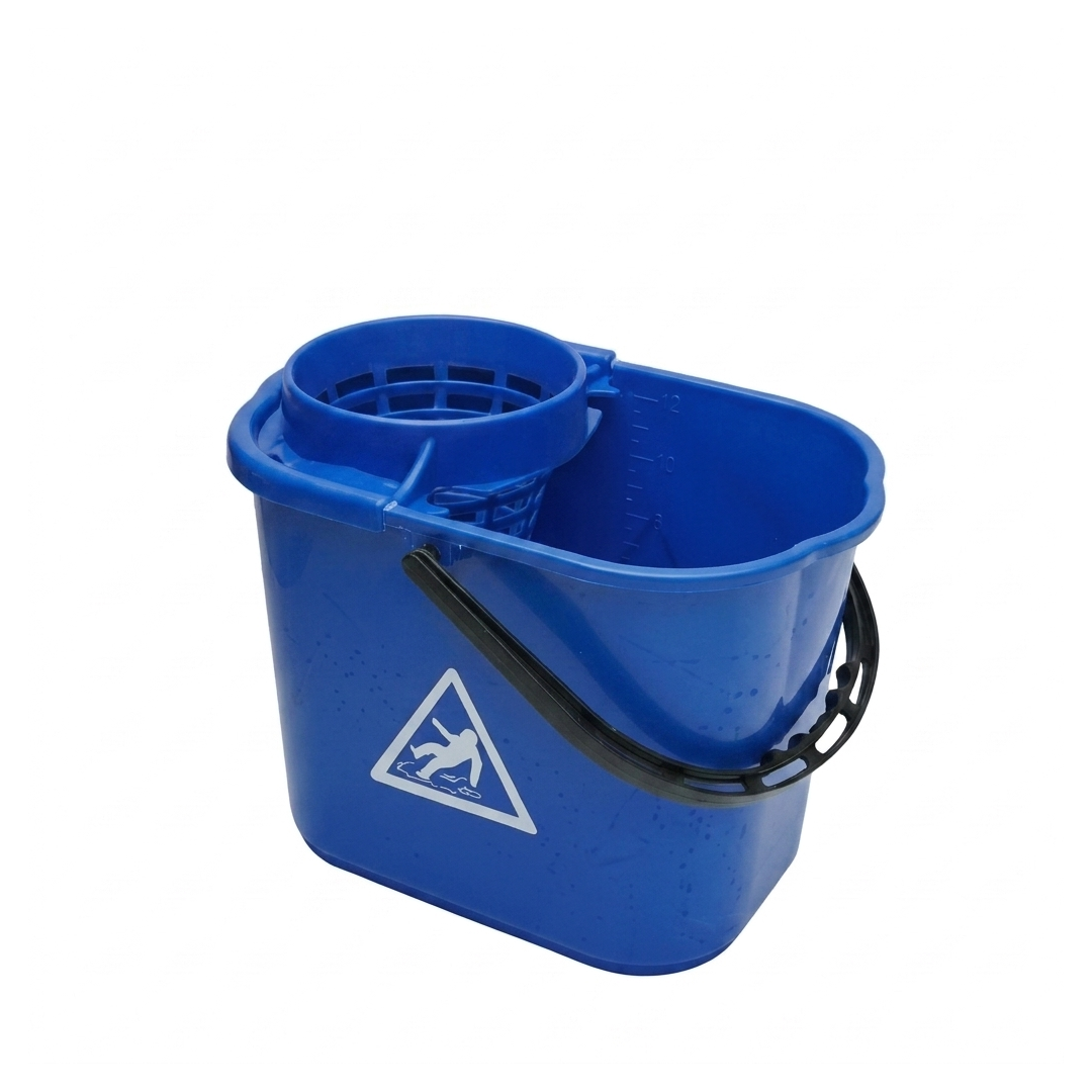 Socket Mop Bucket Blue — 12 Ltr